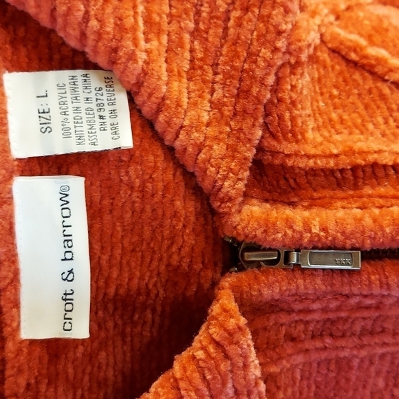 Croft&Barrow cardigan beautiful orange - Picture 6 of 6
